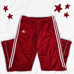 ❤️ ADIDAS Maroon Wide Leg Pants ❤️
